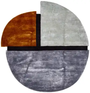 Ковёр Shape 21645 — коричневый и серый, абстрактный рисунок