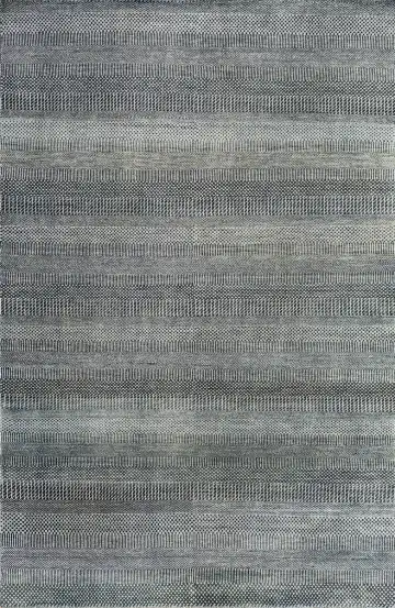 Ковёр Dazzle 21781 — серый и зелёный, в полоску