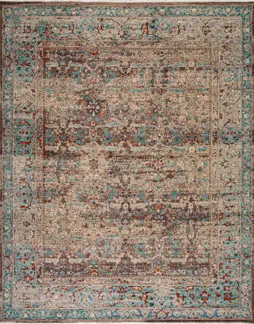 Ковёр Bliss 21879 — бежевый и коричневый, винтажный рисунок