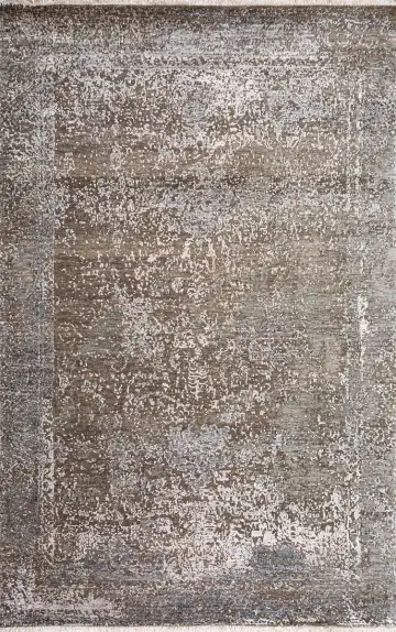 Ковёр Bliss 21967 — коричневый и белый, винтажный рисунок