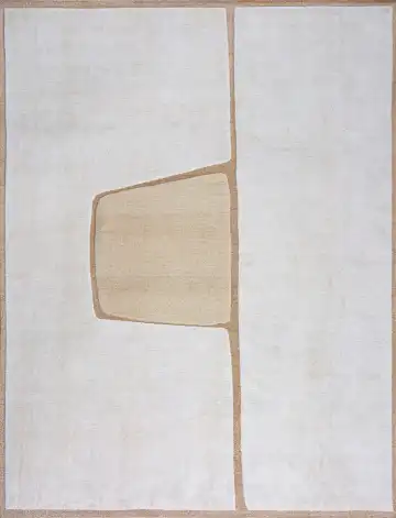 Ковёр Cc-tapis 22044 — кремовый и бежевый, абстрактный рисунок