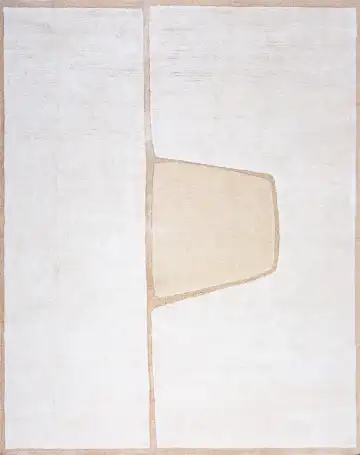 Ковёр Cc-tapis 22045 — кремовый и бежевый, абстрактный рисунок