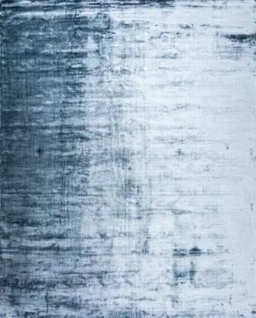 Ковёр Mono 22318 — синий и голубой, винтажный рисунок