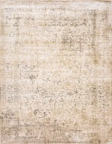 Ковёр Mono 22373 — кремовый и коричневый, винтажный рисунок