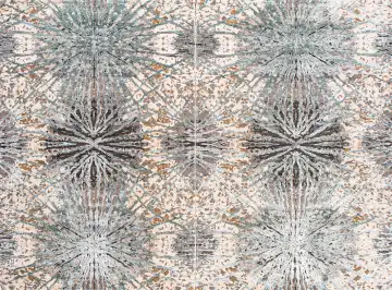 Ковёр Dazzle 22560 — бежевый и голубой, абстрактный рисунок