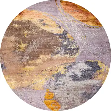 Ковёр Dazzle 22658 — кремовый и коричневый, абстрактный рисунок