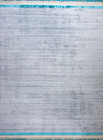 Ковёр Mono 22764 — серый и голубой, в полоску