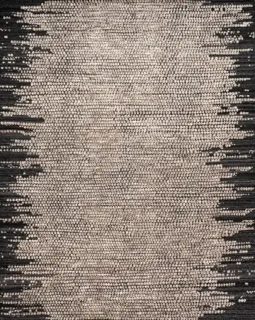 Ковёр Dazzle 23634 — чёрный и белый, геометрический рисунок