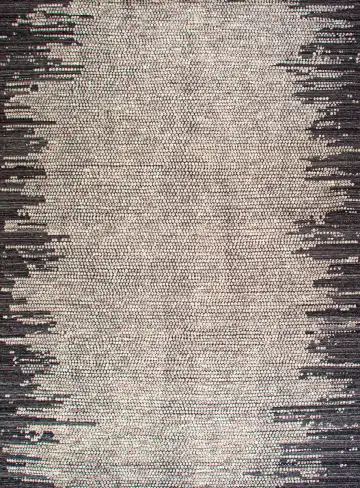 Ковёр Dazzle 23637 — чёрный и кремовый, геометрический рисунок