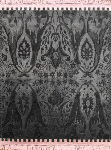 Ковёр Rug Star by J.Dahlmanns 23701 — чёрный и розовый, восточный орнамент