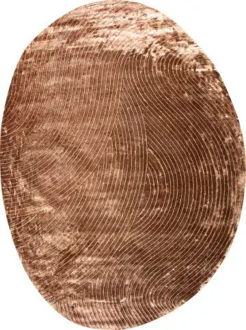 Ковёр Shine 23877 — коричневый, абстрактный рисунок