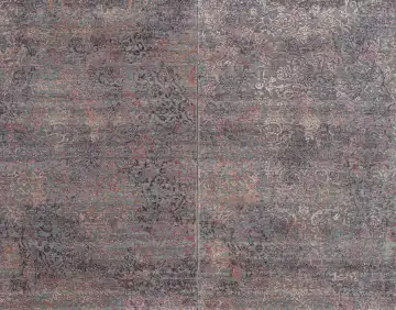 Ковёр Illusion 24468 — бежевый и красный, растительный рисунок