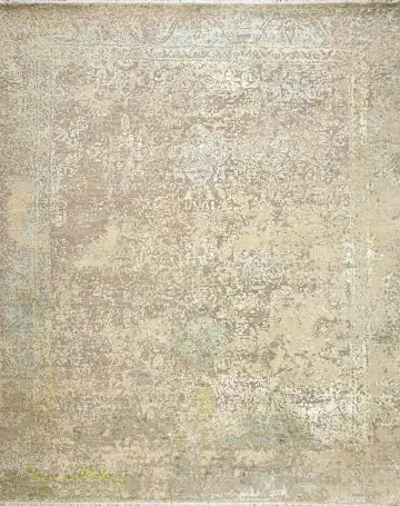 Ковёр Bliss 24548 — кремовый и золотистый, винтажный рисунок