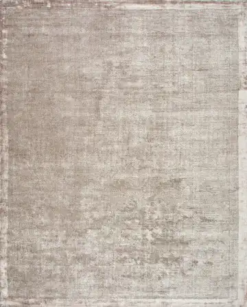 Ковёр Mono 25119 — серый и кремовый, с медальоном