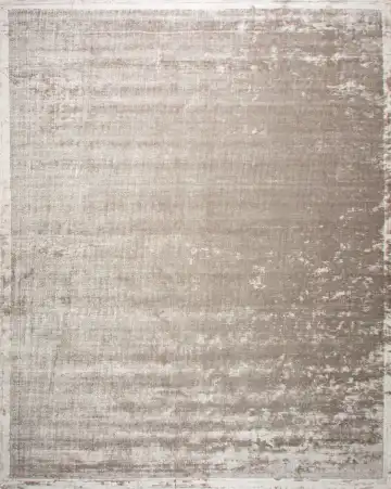 Ковёр Mono 25131 — серый и кремовый, с медальоном
