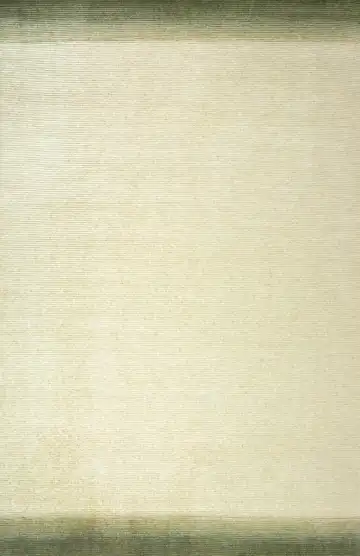 Ковёр Mono 25330 — кремовый и зелёный, в полоску