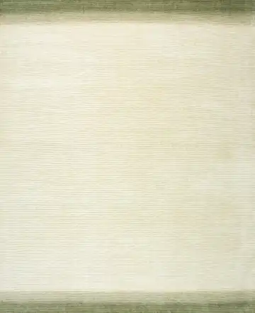 Ковёр Mono 25332 — кремовый и зелёный, в полоску