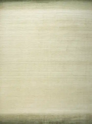 Ковёр Mono 25334 — кремовый и зелёный, в полоску