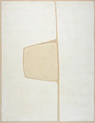 Ковёр Cc-tapis 25543 — кремовый и бежевый, абстрактный рисунок
