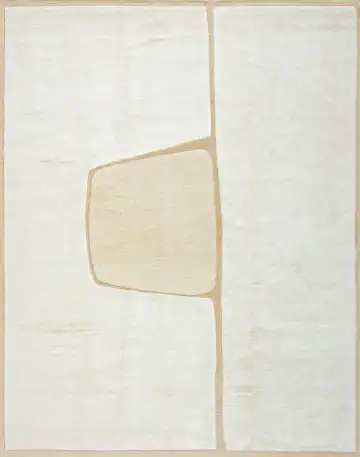 Ковёр Cc-tapis 25544 — кремовый и бежевый, абстрактный рисунок