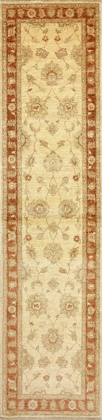 Ковёр Чуби 5149 — кремовый и красный, восточный орнамент