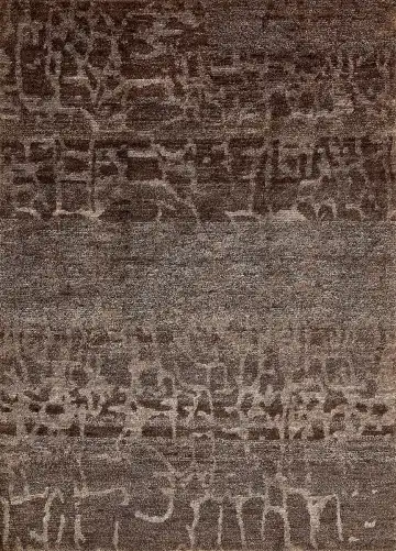 Ковёр Mono 5775 — коричневый и кремовый, абстрактный рисунок