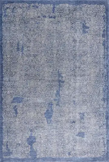 Ковёр Bliss 9205 — синий, винтажный рисунок