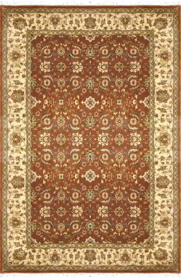 Ковёр Jaipur 1143 — красный и кремовый, восточный орнамент