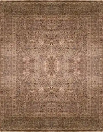 Ковёр Moire 1164 — коричневый, геометрический рисунок