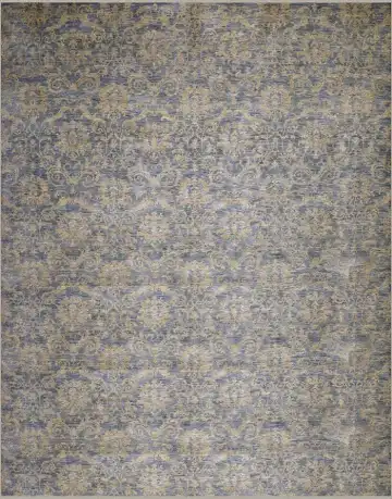 Ковёр Arabesque 1181 — синий и кремовый, восточный орнамент