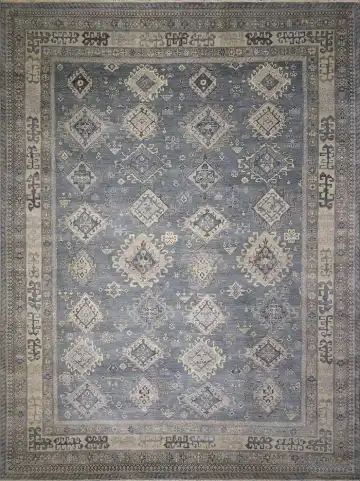Ковёр Argyle 1194 — кремовый, с медальоном