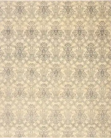 Ковёр Arabesque 1195 — кремовый и коричневый, восточный орнамент