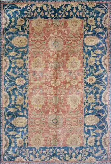 Ковёр Saltani 1238 — красный и синий, сюжетный рисунок
