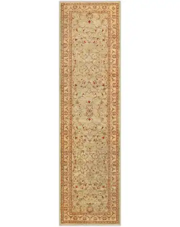 Ковёр Ziegler 1344 — кремовый и красный, в полоску