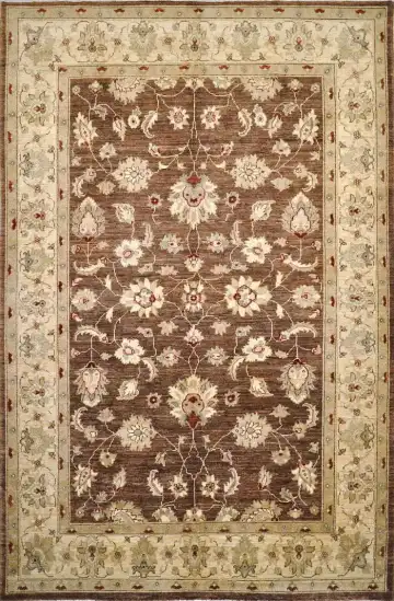Ковёр Ziegler 1414 — красный и кремовый, в полоску