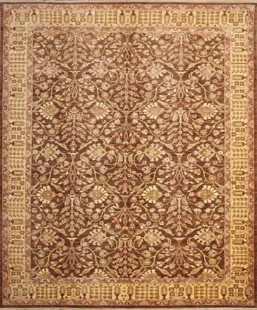 Ковёр Saltani 1432 — коричневый и кремовый, восточный орнамент