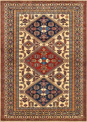 Ковёр Shirvan 1503 — красный и синий, с медальоном