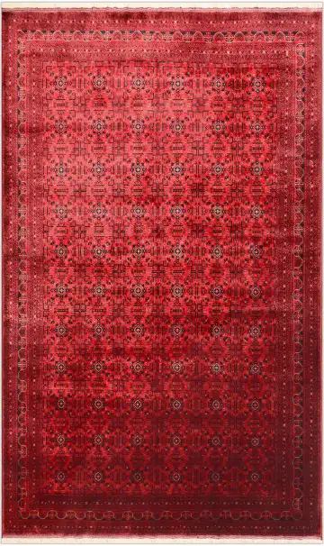 Ковёр Beleji 1514 — красный и чёрный, восточный орнамент