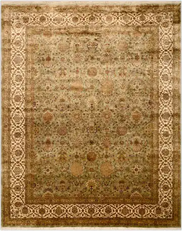 Ковёр Rajastan 1695 — бежевый и коричневый, восточный орнамент