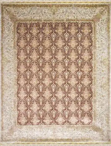 Ковёр Rocaille 1729 — бежевый и коричневый, восточный орнамент
