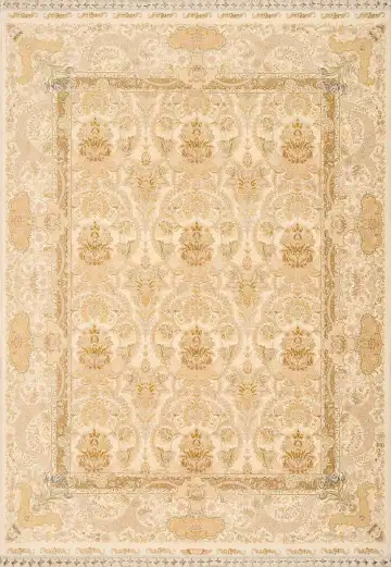 Ковёр Rocaille 1839 — кремовый и коричневый, восточный орнамент