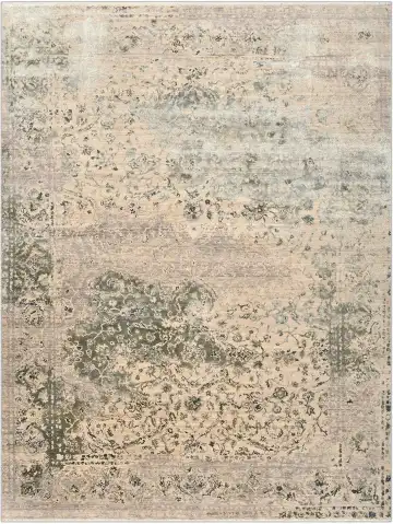 Ковёр Shabby Classic 2010 — кремовый и серый, винтажный рисунок