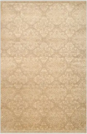 Ковёр Damask 2057 — кремовый и бежевый, восточный орнамент
