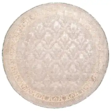 Ковёр Damask 2095 — бежевый и кремовый, геометрический рисунок