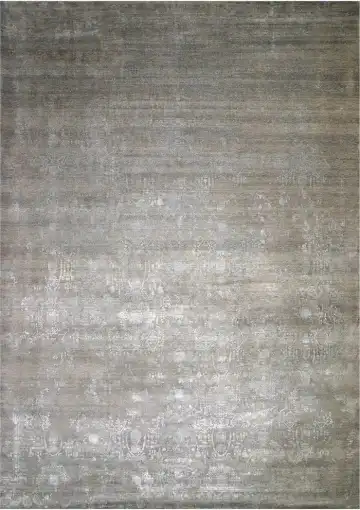 Ковёр Shabby Classic 2259 — серый и белый, винтажный рисунок