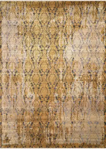 Ковёр Damask 2269 — коричневый и кремовый, винтажный рисунок