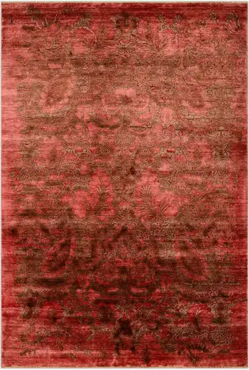 Ковёр Avignon 2469 — красный и зелёный, винтажный рисунок