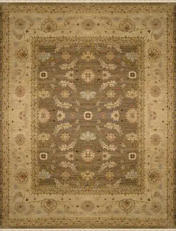 Ковёр Jaipur 2530 — бежевый и коричневый, винтажный рисунок