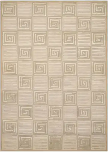 Ковёр Zen 2532 — кремовый и бежевый, геометрический рисунок