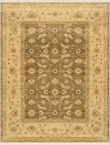 Ковёр Jaipur 2587 — кремовый и коричневый, восточный орнамент